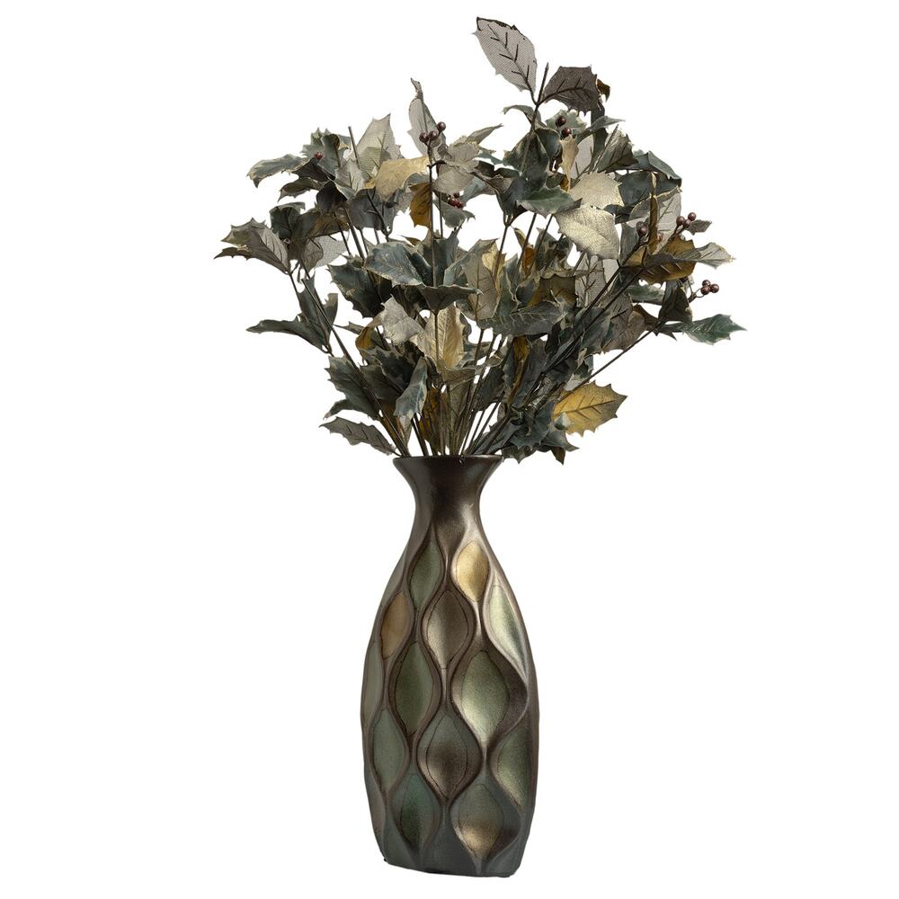 Handmade Ceramic Artisan Z Gallerie Sequence Table Top Vase Hand Painted - EUC - Picture 8 of 10